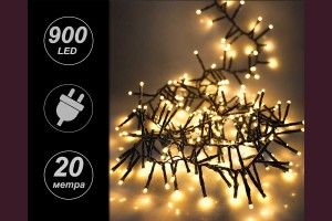 3D гирлянд 900 ТОПЛО БЕЛИ LED лампички 20м 3D гирлянд 900 ТОПЛО БЕЛИ LED лампички 20м
