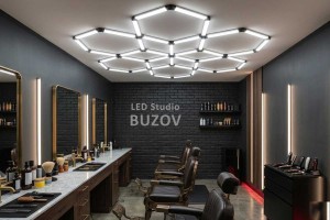 Хексагоново LED осветление 12 фигури 294W за интериор и търговски обекти Хексагоново LED осветление 12 фигури 294W за интериор и търговски обекти